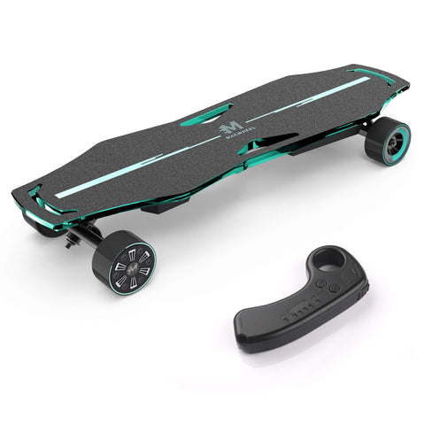 MACWHEEL Electric Skateboard, Powerful 600W Dual Hub-Motor, Up to 21MPH